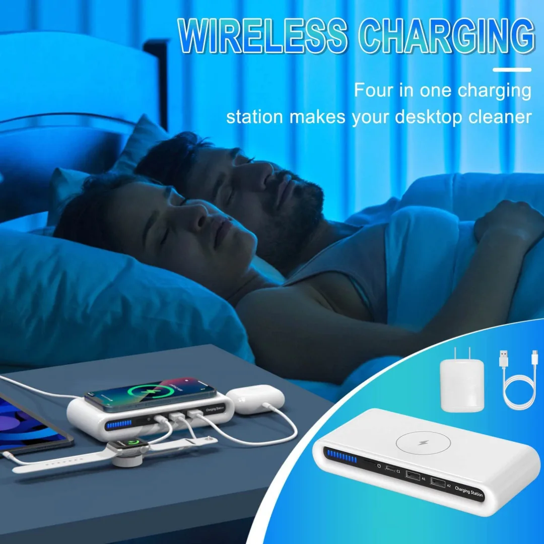 Four In One Multi Port Wireless Charger