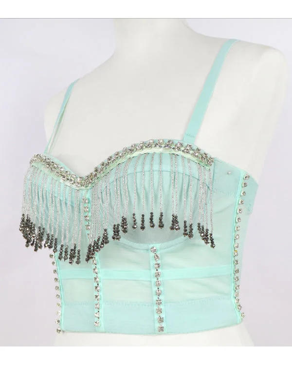 Sexy Color-changing Sequined Corset