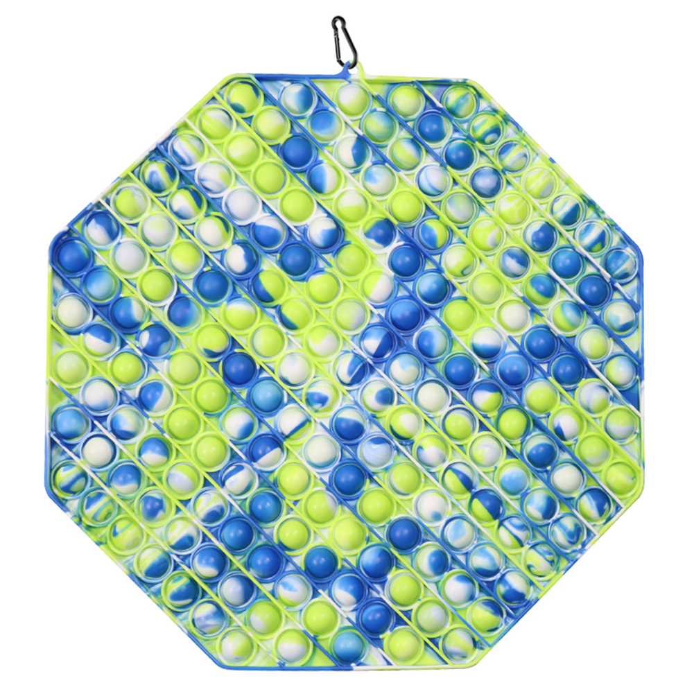 

Tie-Dye Push Bubble Fidget Toys Relaxing Anti Stress Toy White Blue Green, 501 Original