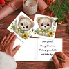 8Pcs DIY Bear Fairy Diamond Painting Greeting Cards