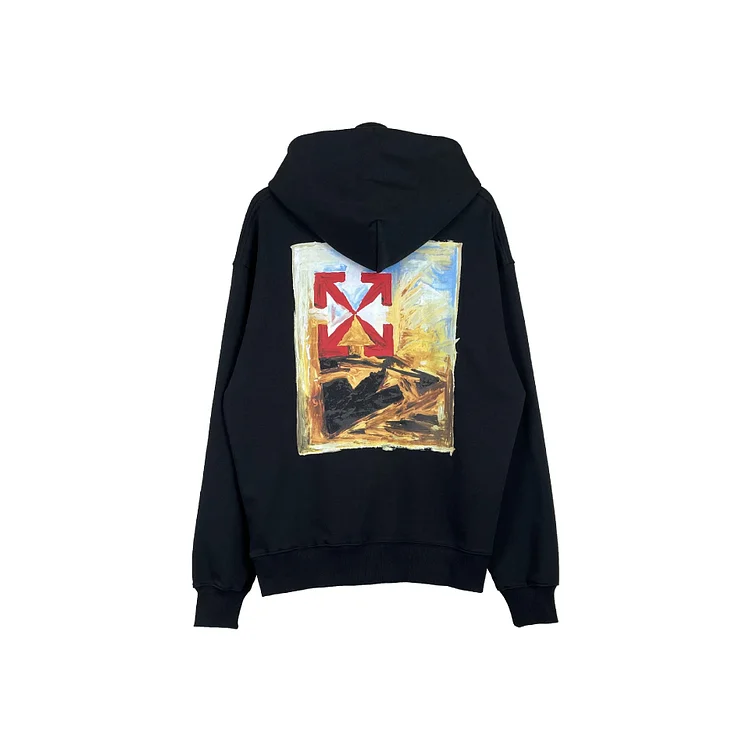 off White Hoodie Men's and Women's Hooded Sweater