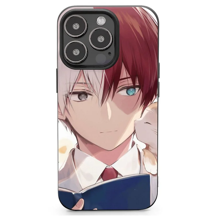 Shoto Todoroki Anime My Hero Academia Phone Case(28) Mobile Phone Shell IPhone 13 and iPhone14 Pro Max and IPhone 15 Plus Case - Heather Prints Shirts