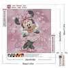 Diamond Painting -DIY Round Drill Pink Sparkle Ballerina Minnie
