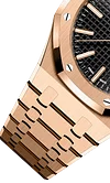 Rose Gold 904L Steel Black - Automatic Watch - 41mm