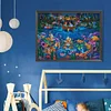 Diamond Painting-DIY Full Round Drill Mermaids