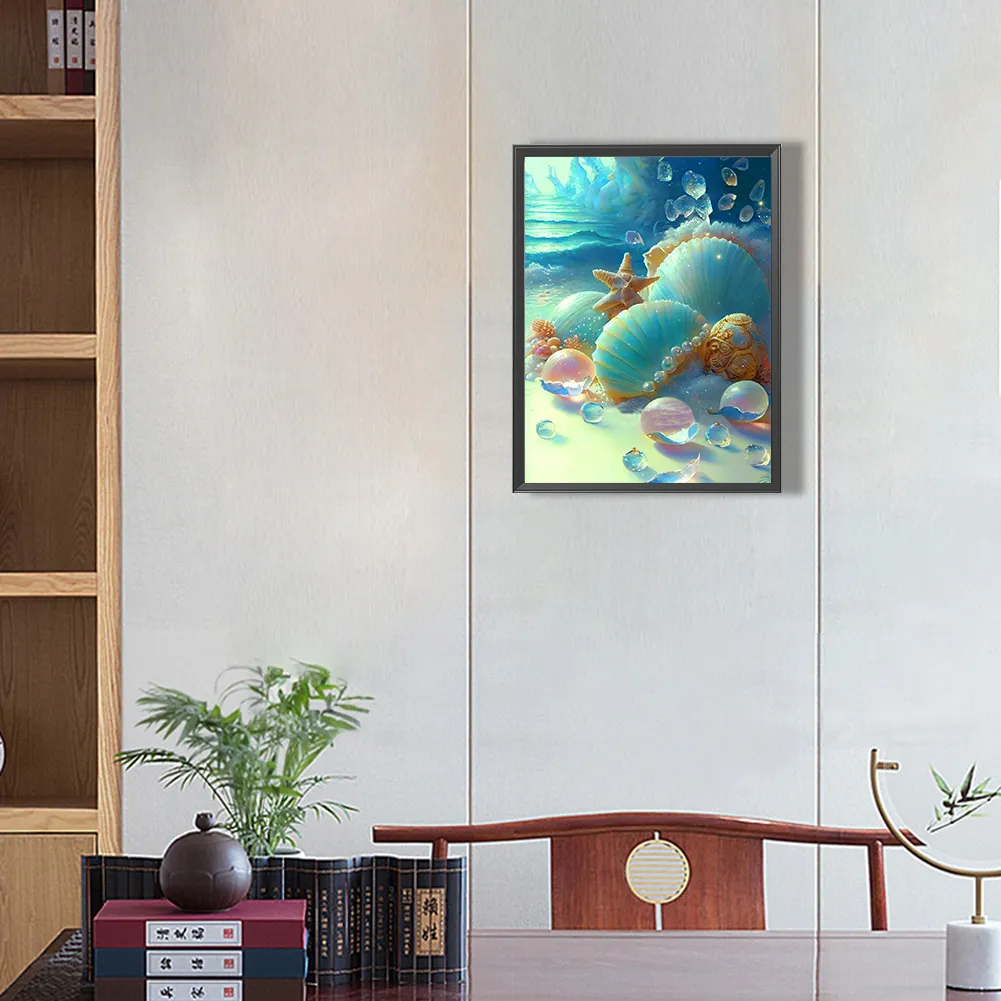 Diamond Painting - Full Round Drill - Beach(30*40cm)