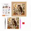 Moon & Owl Glass Mosaic DIY Craft Kit &ndash; Framed Halloween Wall Art