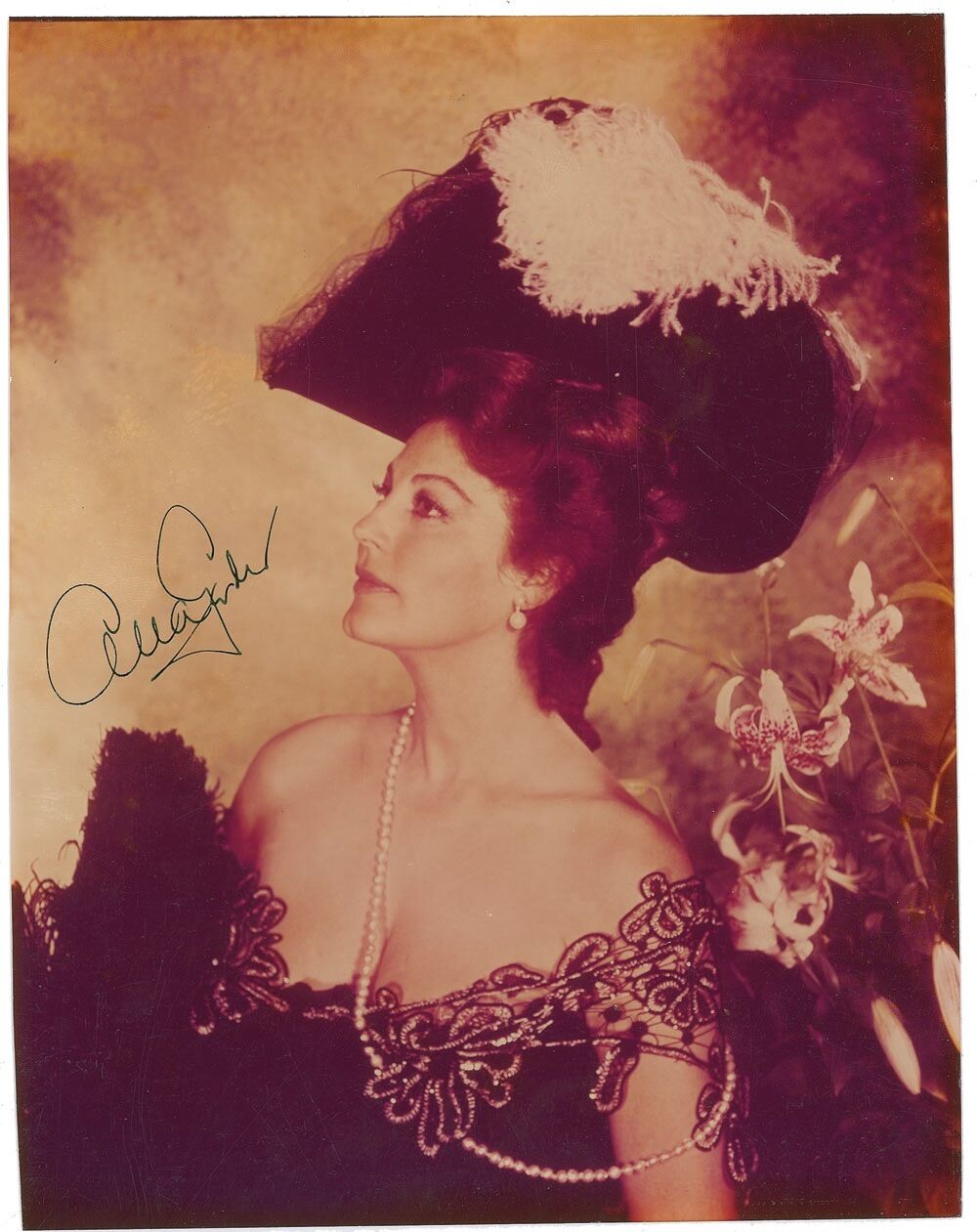 AVA GARDNER Signed Photo Poster paintinggraph - Film Star Actress preprint