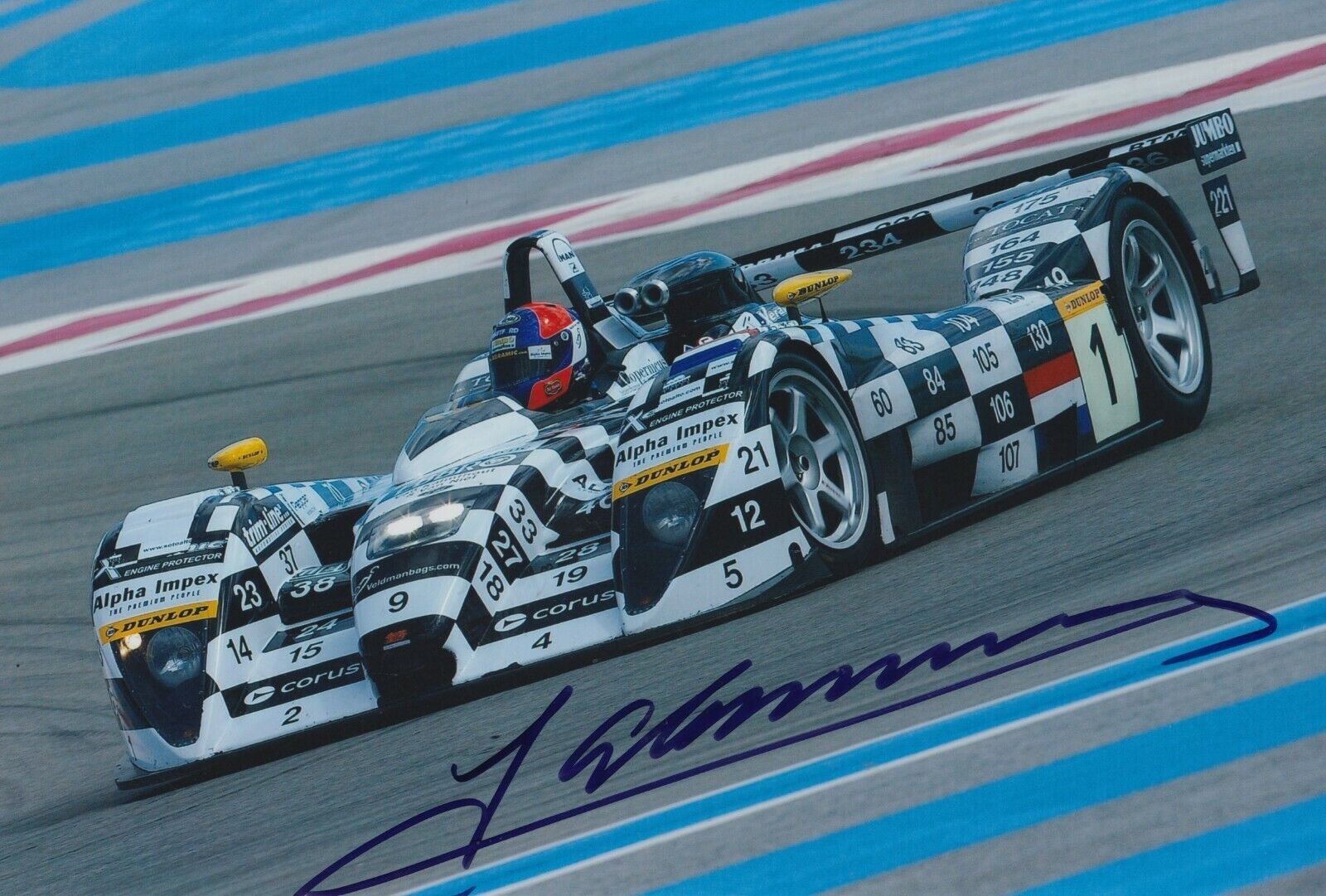 Jan Lammers Hand Signed 12x8 Photo Poster painting - Le Mans Autograph 2.