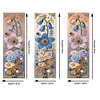 (US Local)3Pcs Special Shaped Flowers 5D DIY Diamond Painting Book Mark for Home Office