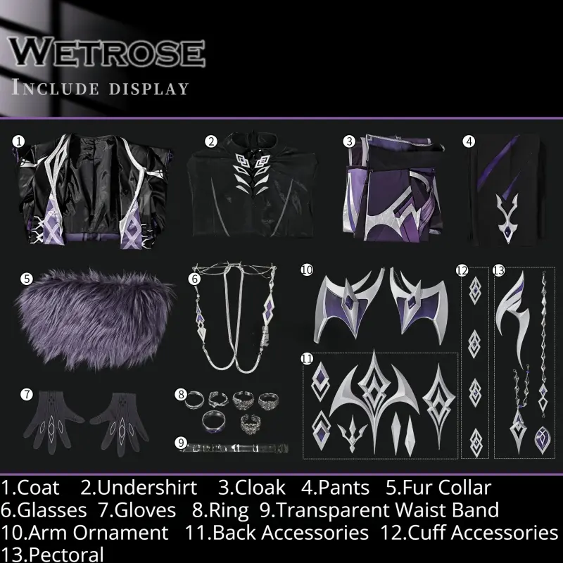 [Wetrose] Pre-Order Genshin Impact Regrator Pantalone Game Outfit Cosplay Costume 