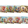 8Pcs humorvolle Vogel - 5d DIY Handwerk Grußkarte