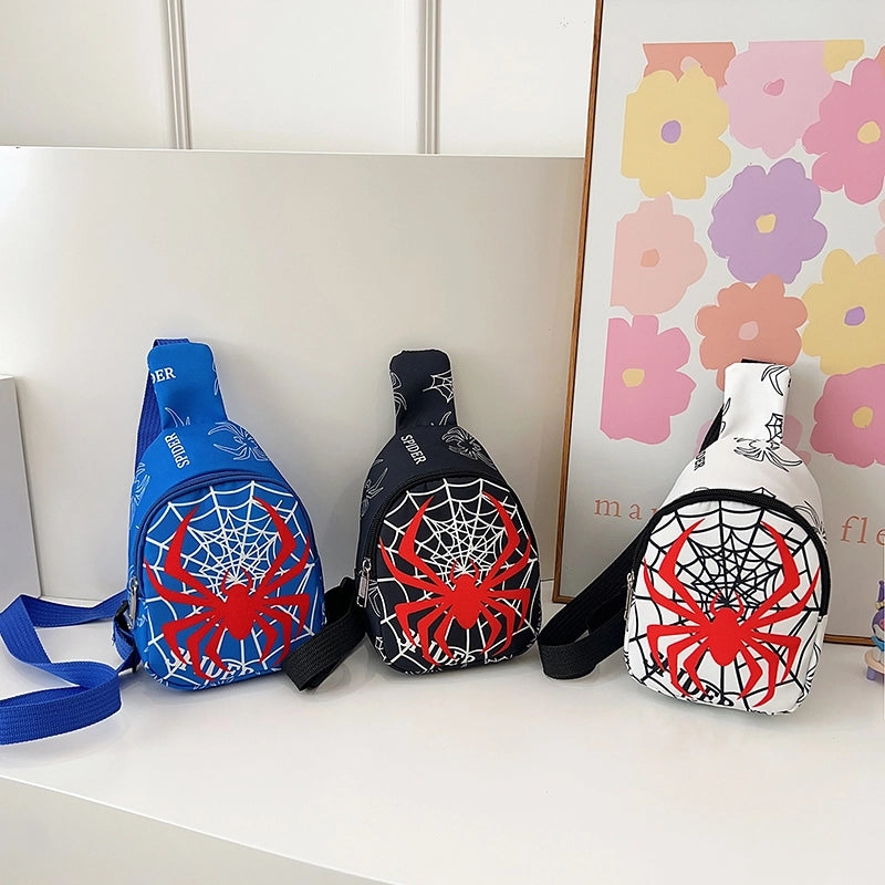 Unisex Medium Nylon Cartoon Classic Style Streetwear Square Zipper Fanny Pack