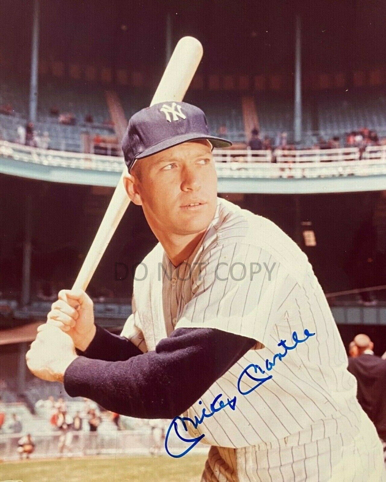 Mickey Mantle Signed Autographed 8x10 Photo Poster painting MLB Yankees HOF REPRINT