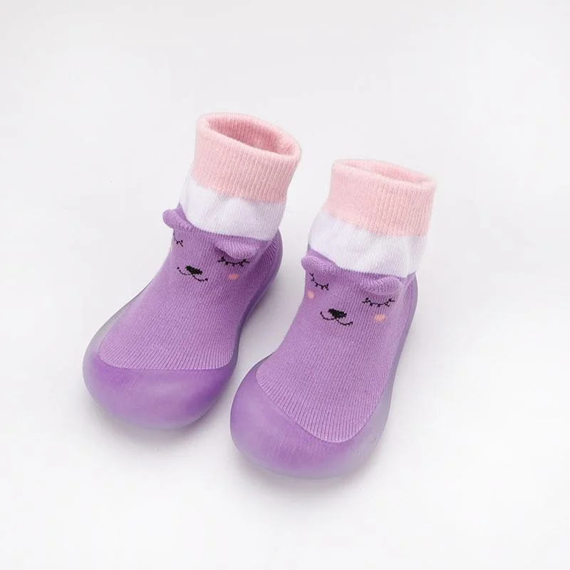Baby Boy Girl Shoes Autumn Winter Spring Infant Nonslip Sock Kid Soft Rubber Sole Sock Toddler Shoes Anti-slip Floor Socks Shoes