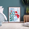 Diamond Painting -DIY Full Square Drill Snowman And Bird