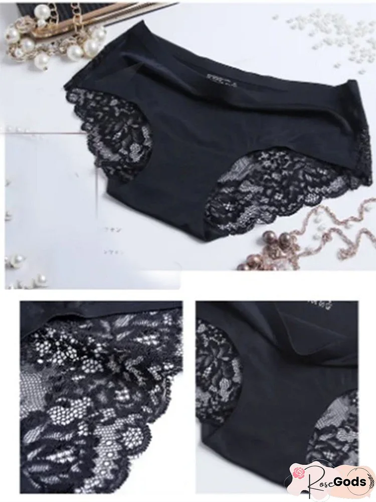 Low-Rise Women Seamless Underwear Lace Underwear