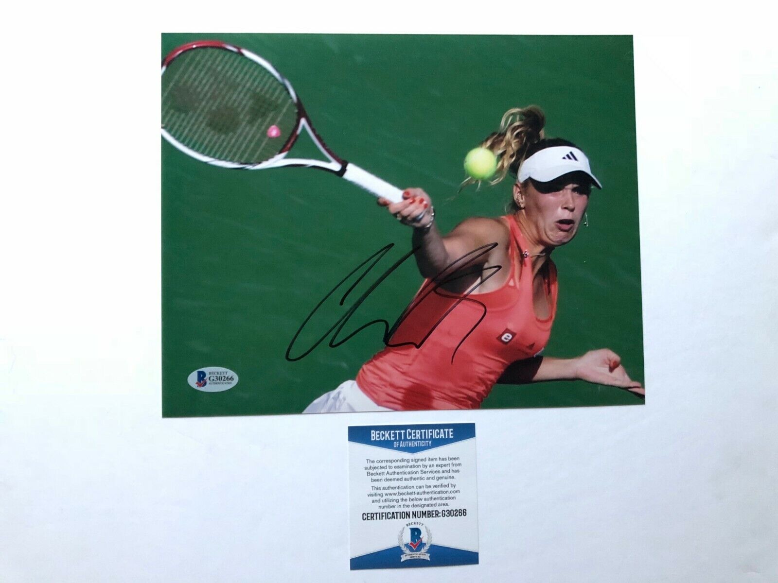 Caroline Wozniacki Hot! signed autographed tennis 8x10 Photo Poster painting Beckett BAS coa