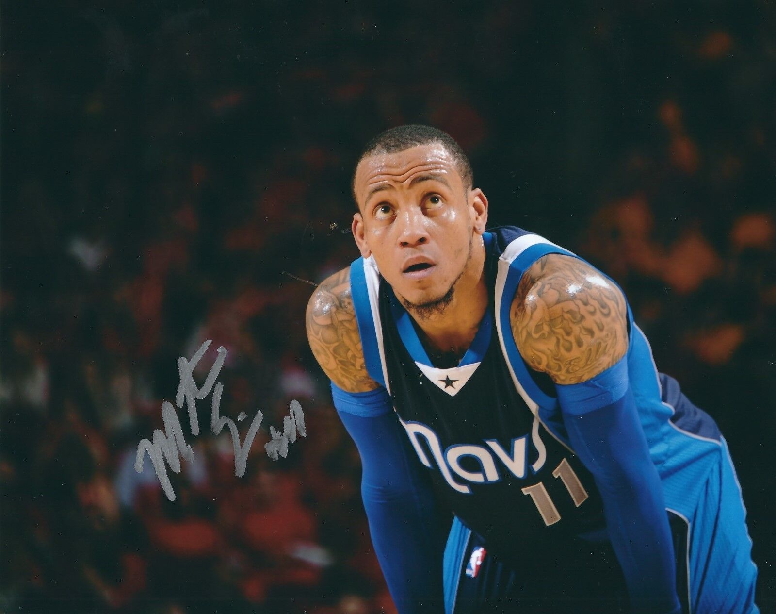 Signed 8x10 MONTA ELLIS Dallas Mavericks Autographed Photo Poster painting w/COA