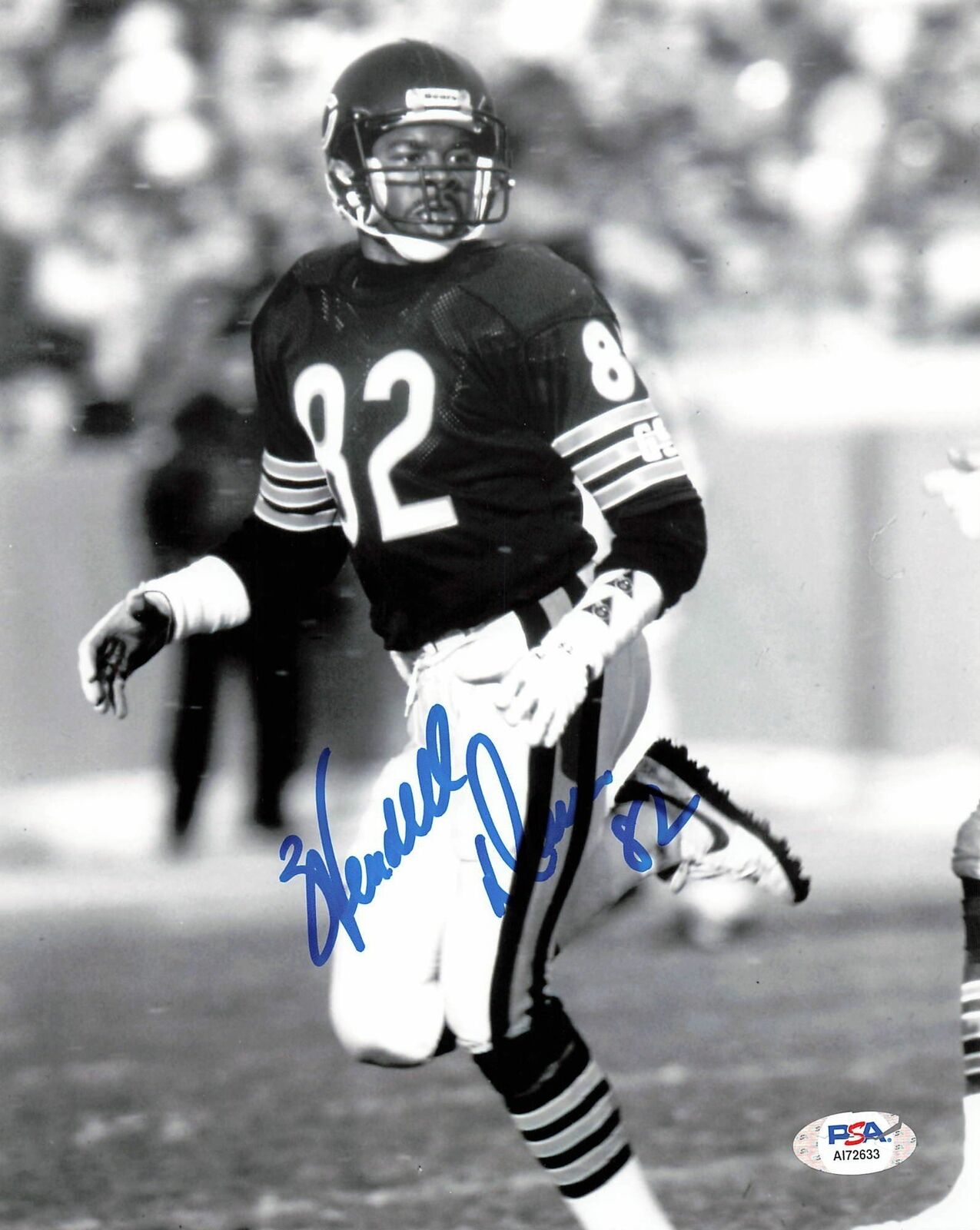 WENDELL DAVIS signed 8x10 Photo Poster painting PSA/DNA Chicago Bears Autographed