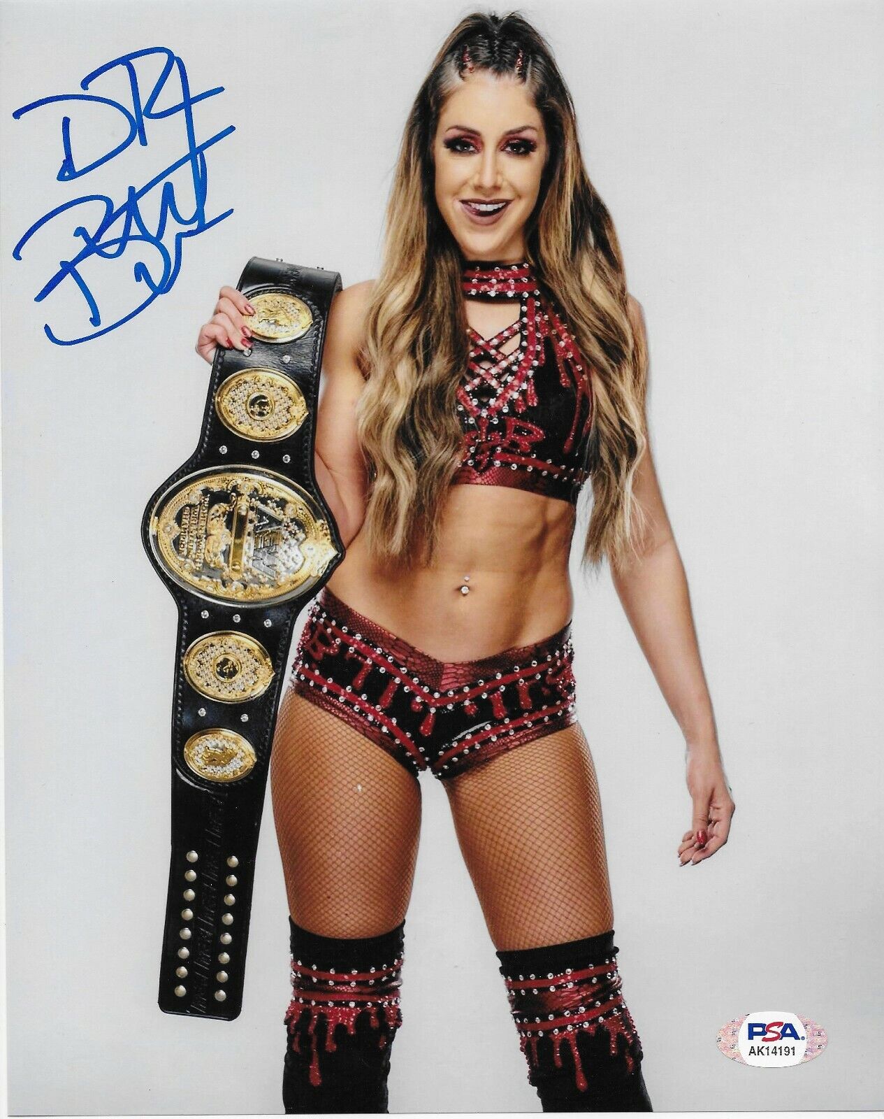 Dr Britt Baker DMD AEW Signed Autograph 8x10 Photo Poster painting #5 w/ PSA COA