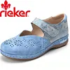 &Gamma;&upsilon;&nu;&alpha;&iota;&kappa;&epsilon;ί&alpha; &Pi;&alpha;&pi;&omicron;ύ&tau;&sigma;&iota;&alpha; Rieker&reg; New Hollow Wedge Heel Baotou Color Block Retro