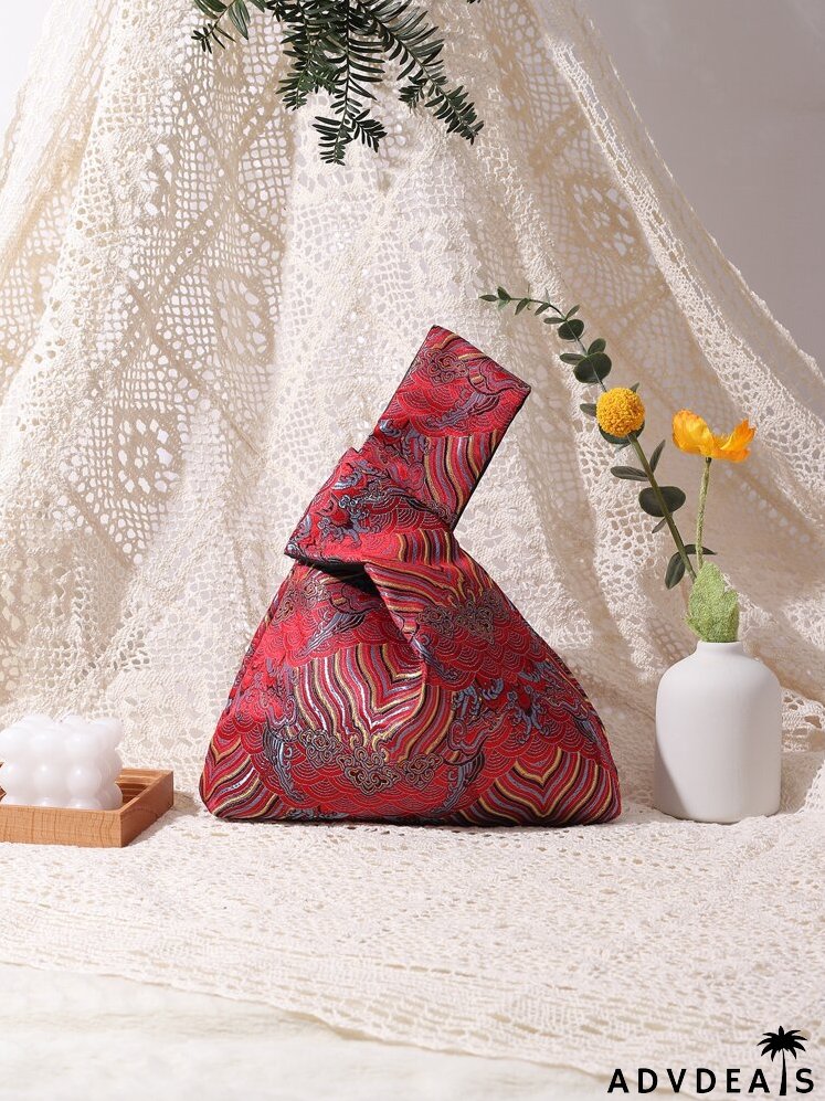 Auspicious Clouds Square Bag