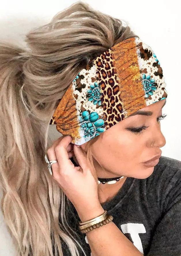 Boho-chic Color Block Printed Women's Headband