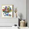 Flower- 9CT Partial Beaded Cross Stitch Kit(38x52cm)