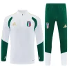 Italy 26-27 1/4 Zip Tracksuit White Chandal