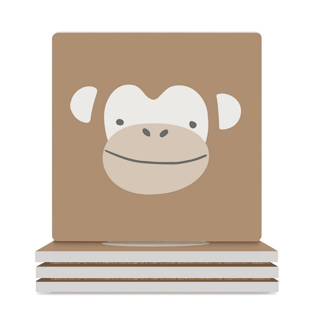 Monkey Ceramic Coasters 