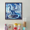 Dragon-11CT/14CT Stamped Cross Stitch 45*45cm tapestrymarket
