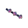 4 Pi&egrave;ces Pince Barrette &agrave; Cheveux lat&eacute;rale &agrave; Trois Fleurs