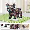 Diamond Painting Acrylic Dog Desktop Ornament Rhinestones Decorations for Adults