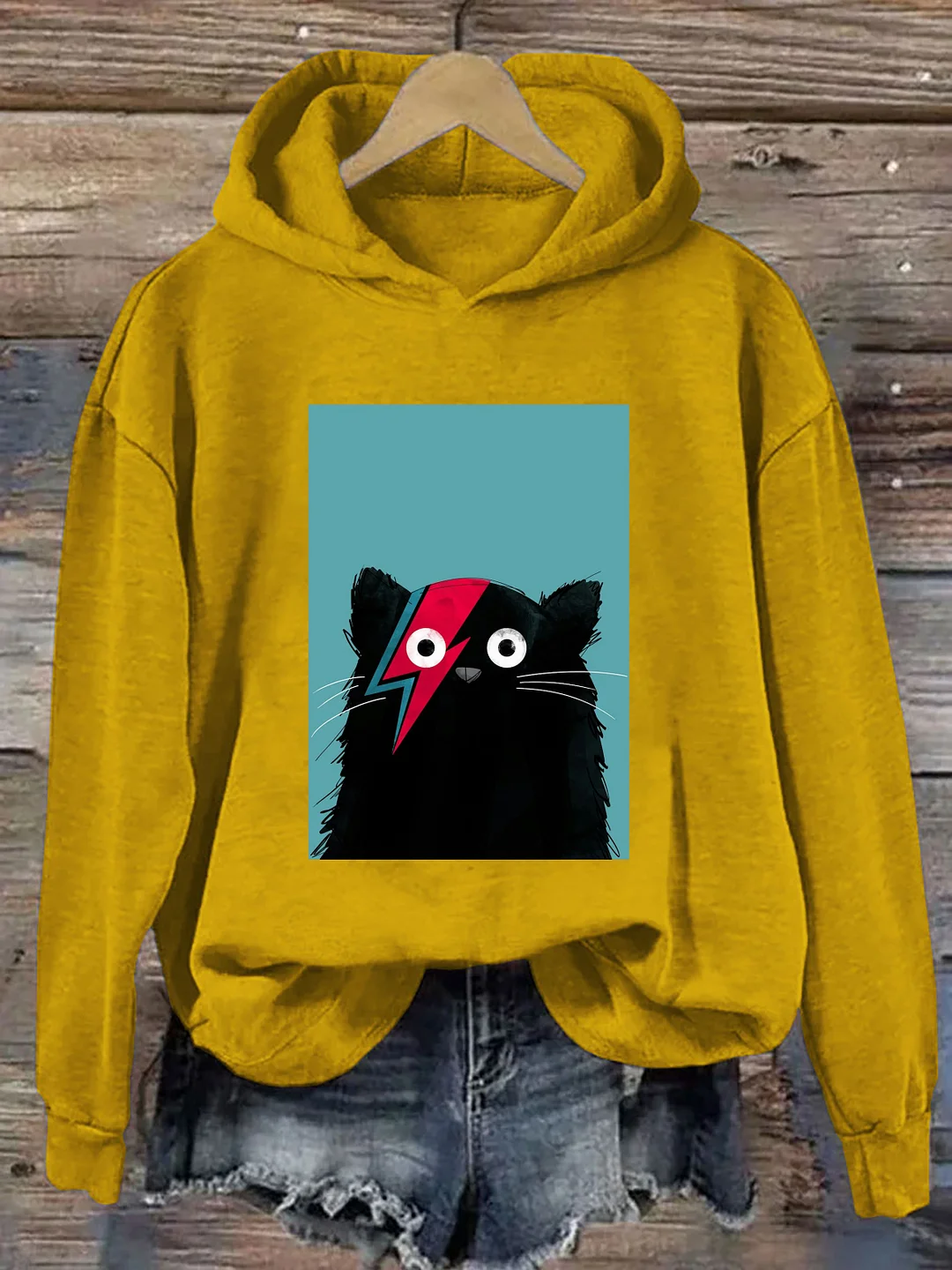 Cat Bowie Art Hoodie