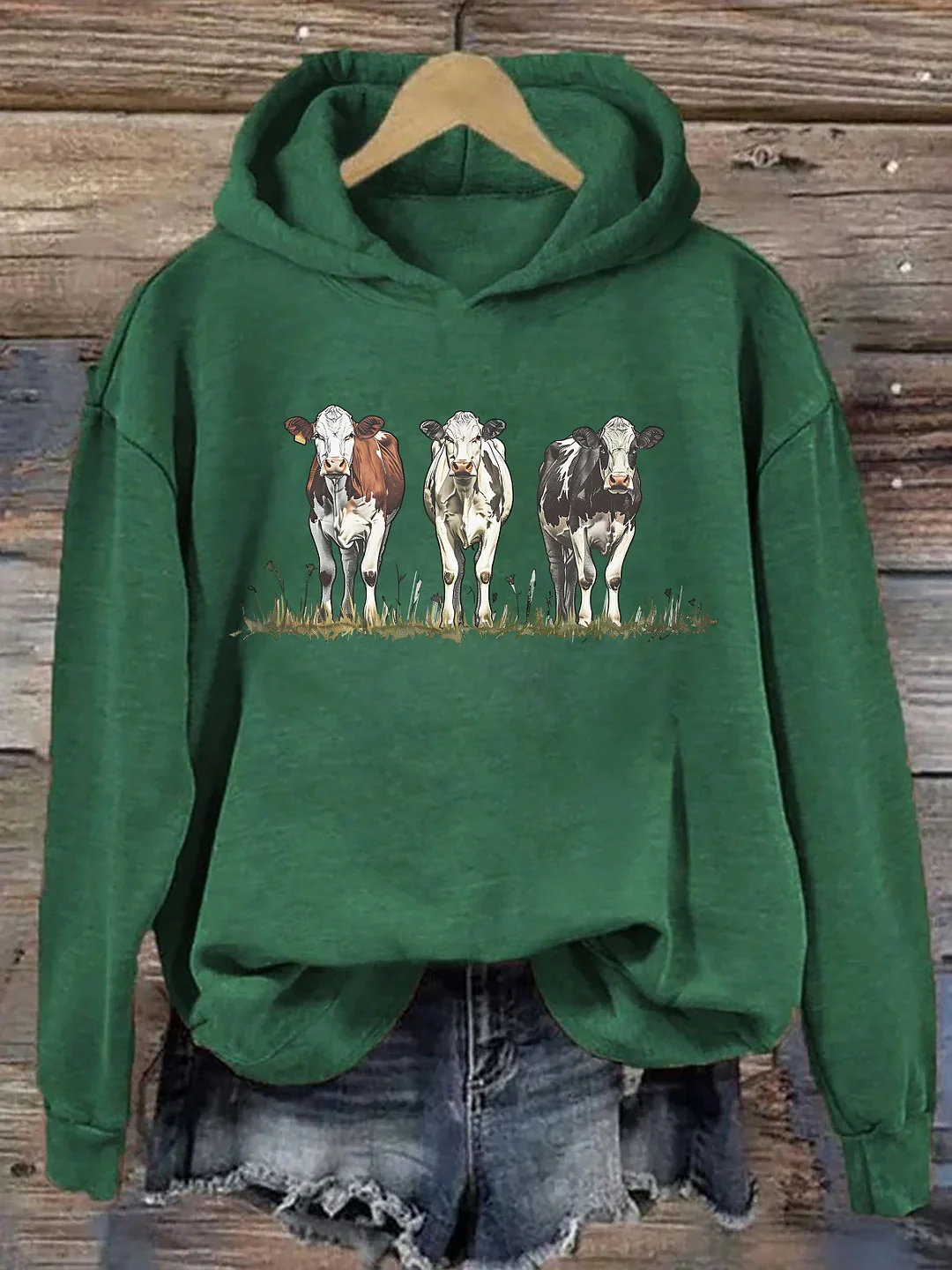 Western Cows Hoodie