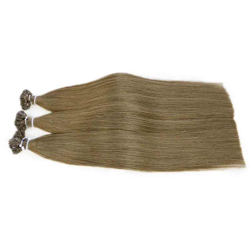Pre-Bonded Flat Tip Hair #6 Chestnut Brown 100gram Per Pack