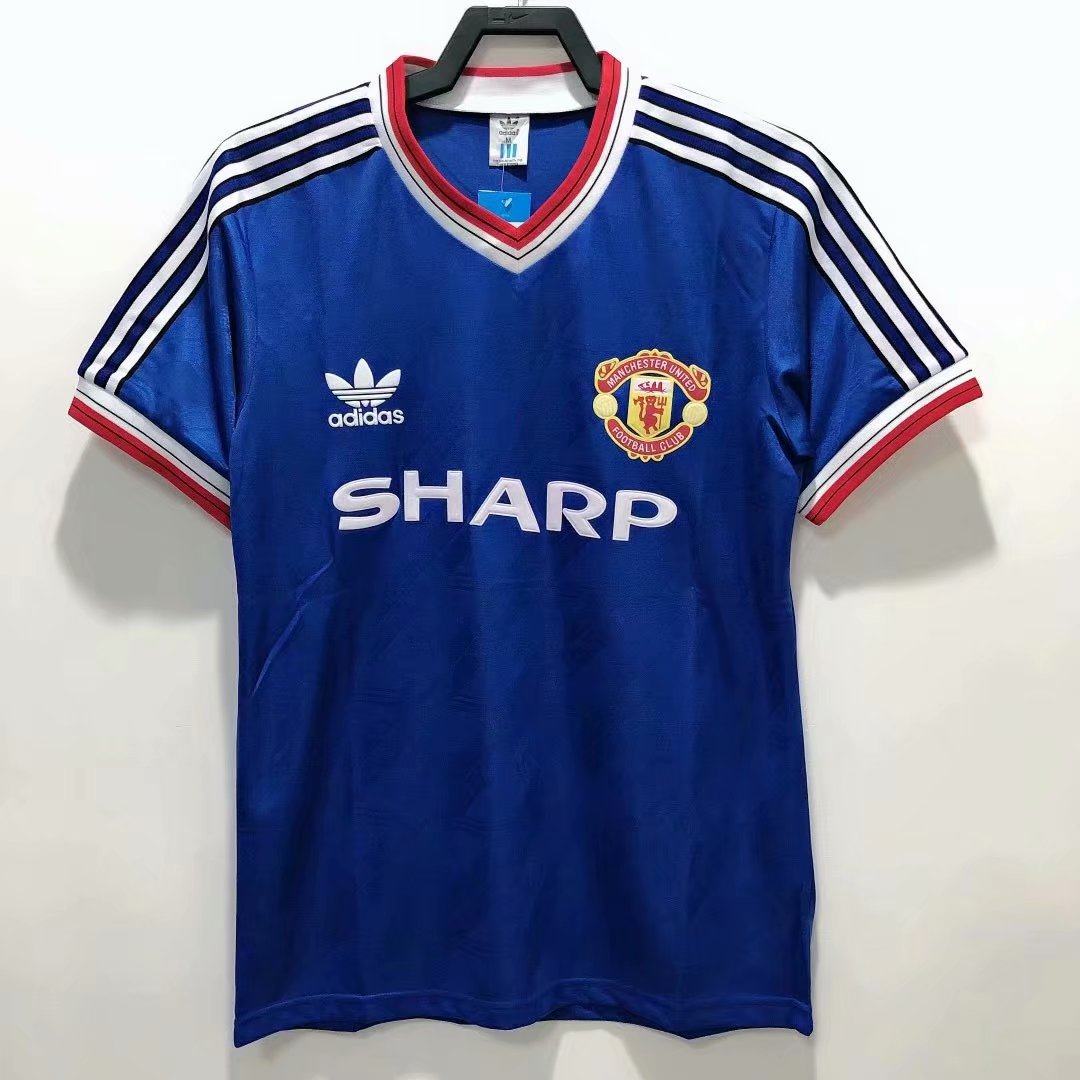 1986 Retro Manchester United Third Away Football Shirt 1:1 Thai Quality mysite