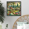 Paysage naturel - perceuse ronde peinture diamant - 50*50cm