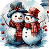 Diamond Painting -DIY Round Drill Xmas(40x40cm)