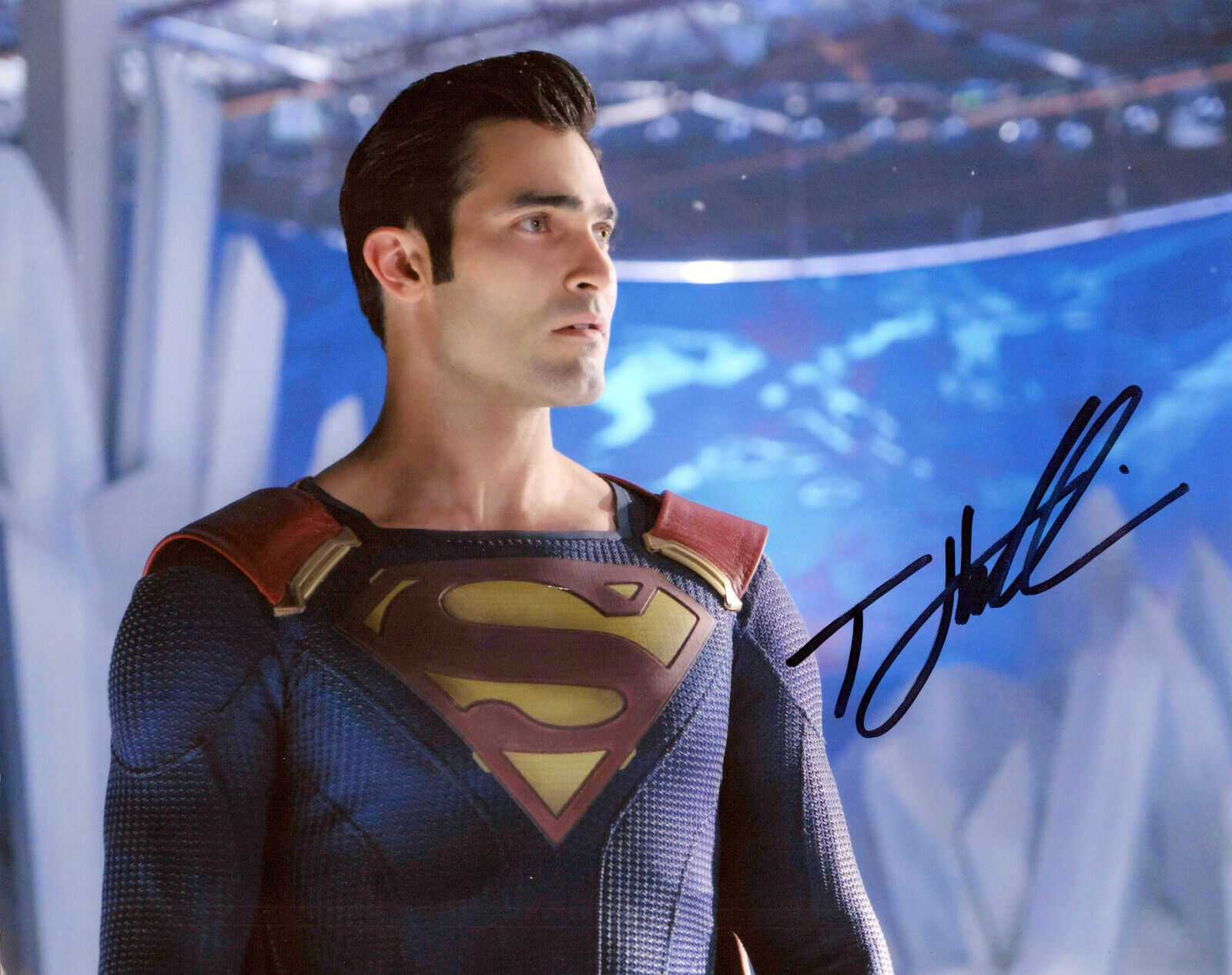 Tyler Hoechlin Supergirl autographed Photo Poster painting signed 8x10 #1 Superman Clark Kent