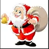 Santa Claus  | Full Round Diamond Painting KitsChristmas