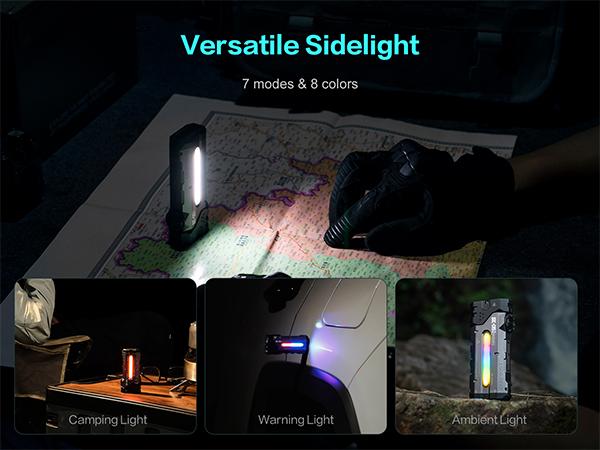 Product Introduction of LOOP GEAR SK05 Pro Mao Flat EDC Flashlight. 4360 Lumens Powerful Rechargeable LED Flashlight. Powerbank. Spotlight. Floodlight. Fast Battery Replacement (Links do not include k-sheath) 6