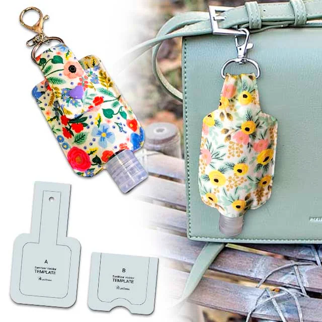 Keyring Hand Sanitizer Coat Template - Tutorial Included