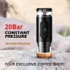 Wireless heated espresso coffee machine powder capsule charging portable outdoor travel car home electric coffee machine