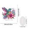 (US Only)2D Flat Hummingbird DIY 5D DIY Diamond Art Tabletop Decorations for Office Decor