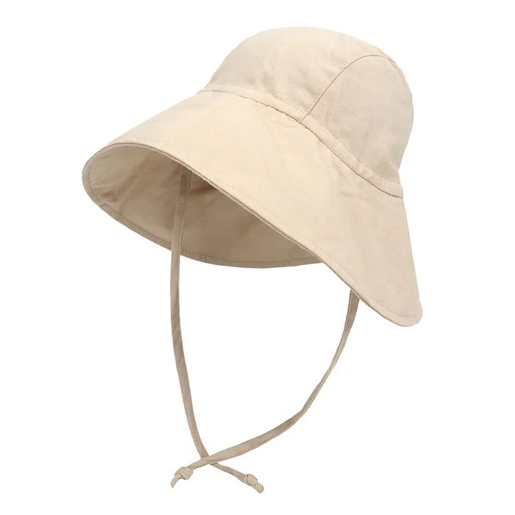 Baby Big Brim Linen Sun Hat