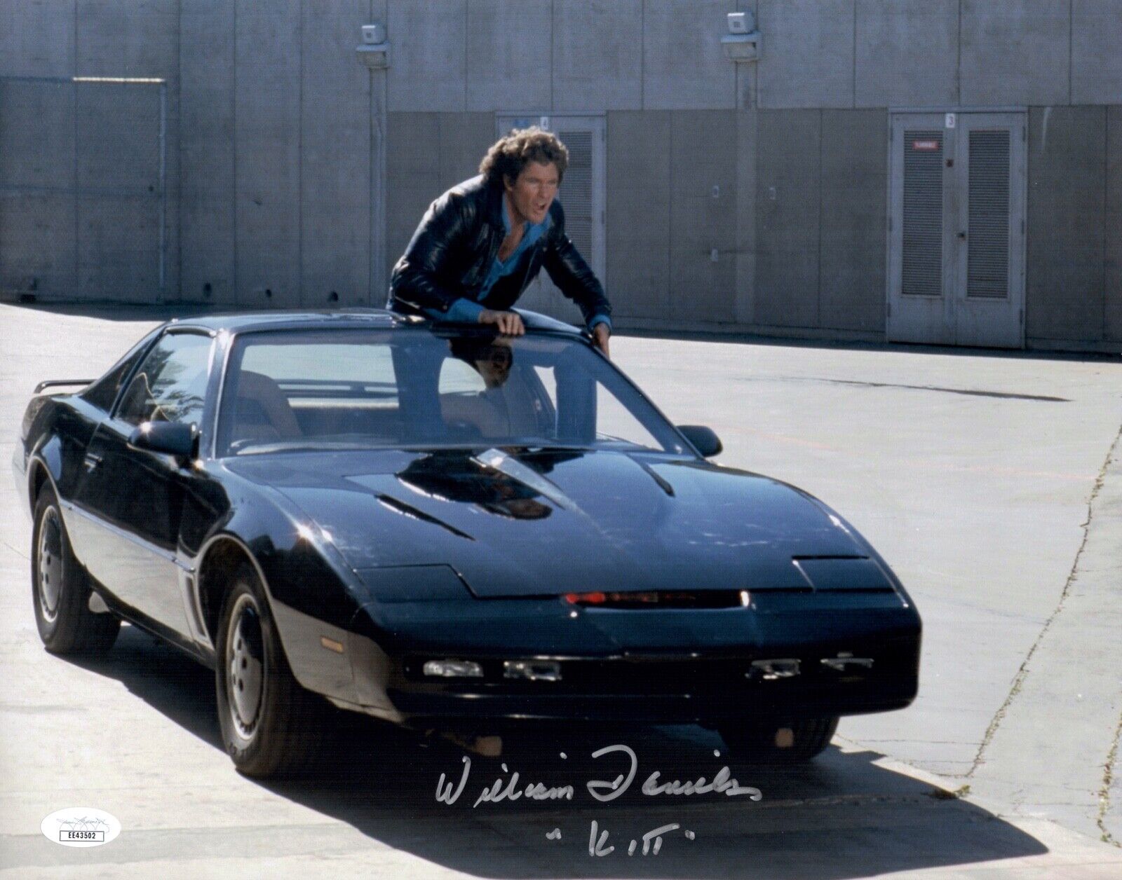 William Daniels Signed KITT Knight Rider 11x14 Photo Poster painting IN PERSON Autograph JSA COA