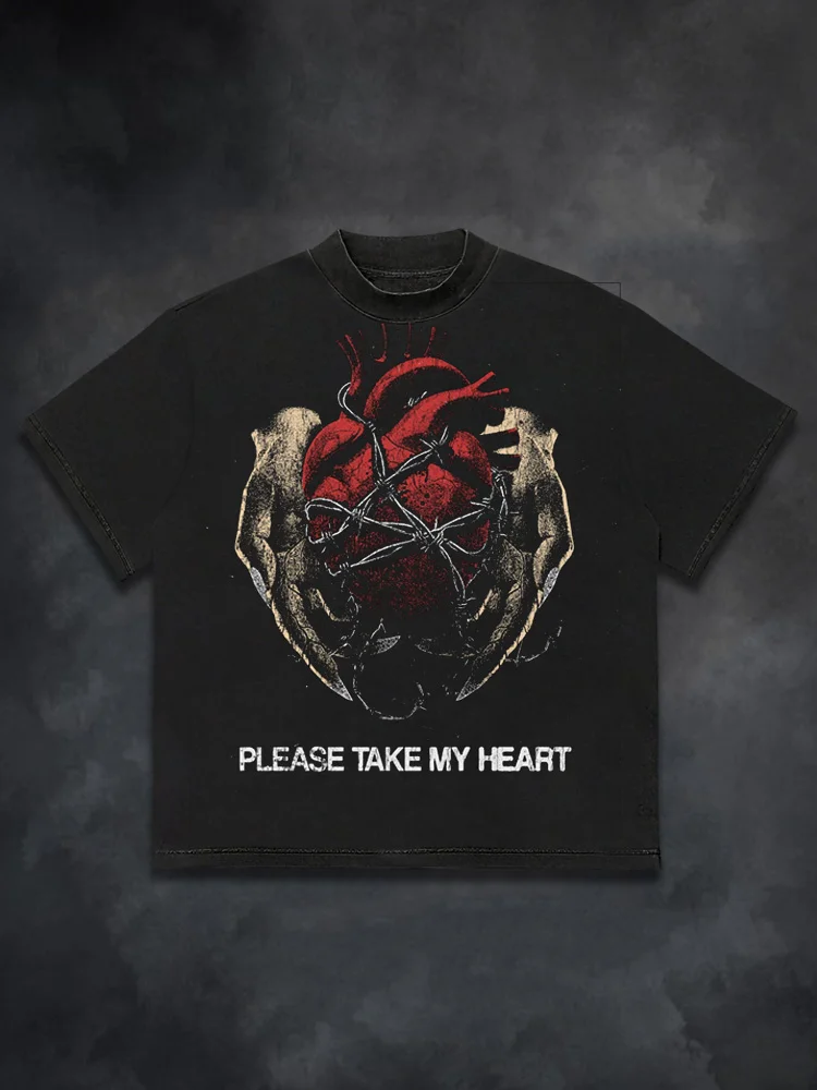 Show Heart Cotton T-shirt