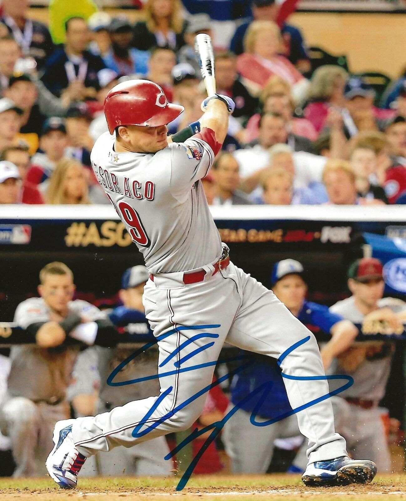 Devin Mesoraco signed Cincinnati Reds 8x10 Photo Poster painting autographed